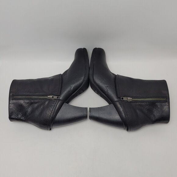 B.O.C Børn Concept Womens Leather Side Zip Block Heels Ankle Bootie Size 8.5 - Picture 12 of 14